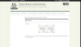 
							         SIS Portal - Thayer R-II School								  
							    