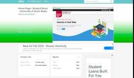 Sis Usw Unicaf Org Students Login Page Login
