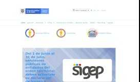 
							         Sistema de Información y Gestión del Empleo Público - SIGEP								  
							    