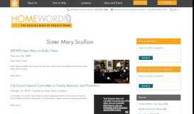 
							         Sister Mary Scullion | Project HOME								  
							    
