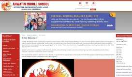 
							         Site Council - Anwatin! - Minneapolis Public Schools								  
							    
