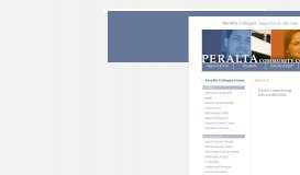 
							         Site Index | Peralta Colleges Peralta Colleges								  
							    