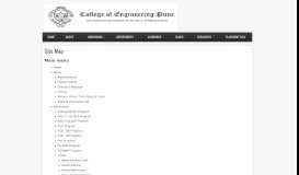 
							         Site Map | College of Engineering, Pune - CoEP								  
							    
