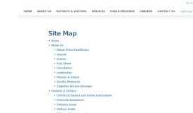 
							         Site Map - Desert Valley Hospital								  
							    