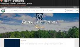 
							         Site Map - Gloucester County, VA								  
							    