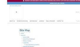 
							         Site Map | Hospital in Port Huron, MI - Lake Huron Medical Center								  
							    