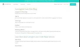 
							         Site Map - Lexington Law								  
							    