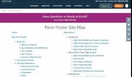 
							         Site Map | Penn Foster's site map and all major links and pages								  
							    