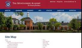 
							         Site Map - The Montgomery Academy								  
							    