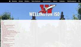 
							         Site Map - Wellington ISD								  
							    