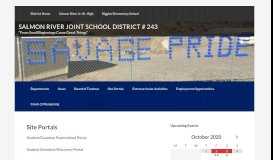 
							         Site Portals - Salmon River Joint School District # 243								  
							    