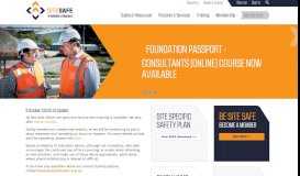 
							         Site Safe | Workplace Health and Safety | NZ Safety | OSH								  
							    