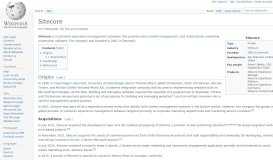 
							         Sitecore - Wikipedia								  
							    