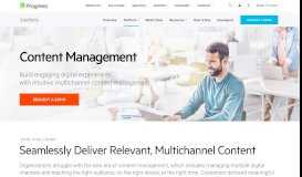 
							         Sitefinity Content Management and Digital Marketing Platform								  
							    