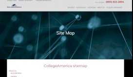 
							         Sitemap | CollegeAmerica								  
							    