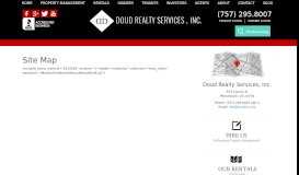 
							         Sitemap - Doud Realty Services, Inc.								  
							    