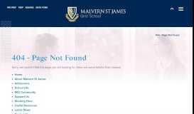 
							         Sitemap | Malvern St James Girls' School								  
							    