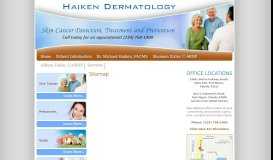 
							         Sitemap : Michael Haiken - Haiken Dermatology								  
							    
