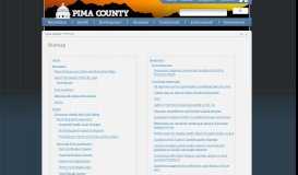 
							         Sitemap - Pima County								  
							    