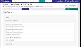 
							         Sitemap - Portal HR Consultancy Services - IndiaMART								  
							    