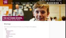 
							         Sitemap | The Hutchins School, Hobart Tasmania								  
							    