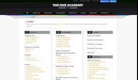 
							         Sitemap | The One Academy								  
							    