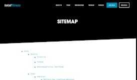 
							         Sitemap | Total Fitness								  
							    