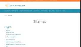 
							         Sitemap | U.S. Dermatology Partners								  
							    