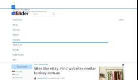 
							         Sites like eBay | 14 websites similar to eBay.com.au | finder.com.au								  
							    