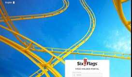 
							         Six Flags Pass Holder Info Center: Login								  
							    