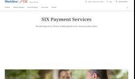 
							         SIX Payment Services: Home								  
							    