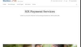 
							         SIX Payment Services								  
							    