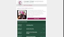 
							         Sixth Form - Claires Court Bulletin								  
							    