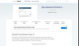 
							         Sja.powerschool.com website. Student and Parent Sign In.								  
							    