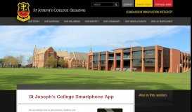 
							         SJC App - St Josephs College - Geelong								  
							    