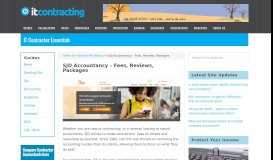 
							         SJD Accountancy - Fees, Reviews, Packages - IT Contracting								  
							    