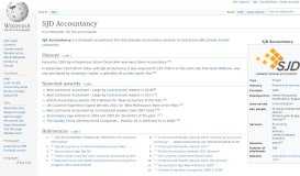 
							         SJD Accountancy - Wikipedia								  
							    
