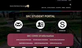 
							         SKC Student Resources Portal. Valuable SKC information.								  
							    