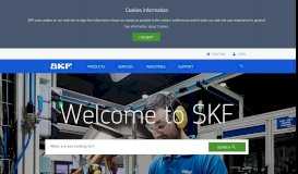 
							         SKF Group: Bearings, Seals, Lubrication, Mechatronics & Services								  
							    
