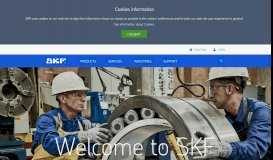 
							         SKF Group homepage								  
							    