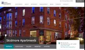 
							         Skidmore Apartments | Spacious Apartments in Saratoga Springs								  
							    