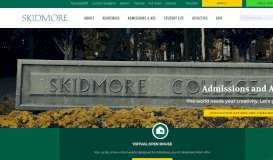 
							         Skidmore College Admissions								  
							    