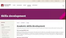 
							         Skills development - Student Portal								  
							    