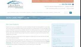 
							         Skin Care Products | Blue Ridge Dermatology Associates, PA : Blue ...								  
							    