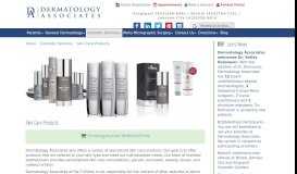 
							         Skin Care Products tailored to your skin type! - Dermatology ...								  
							    