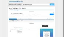 
							         Skp.jabarprov.go.id - Website Informer								  
							    