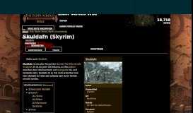 
							         Skuldafn (Skyrim) | Elder Scrolls Wiki | FANDOM powered by Wikia								  
							    