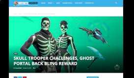 
							         Skull Trooper Challenges, Ghost Portal Back Bling Reward | Fortnite ...								  
							    