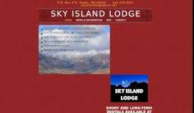 
							         Sky Island Lodge, Rodeo, New Mexico								  
							    