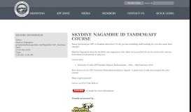 
							         Skydive Nagambie ID Tandem/AFF Course - Australian Parachute ...								  
							    